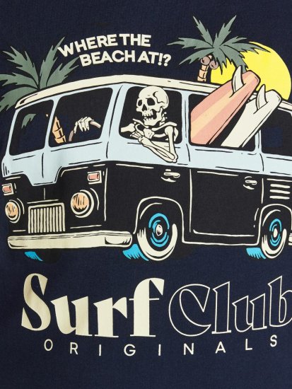 Jack & Jones Summerskull T-Shirt Navy Blazer - Marškinėliai - Marškinėliai - 2XL-14XL