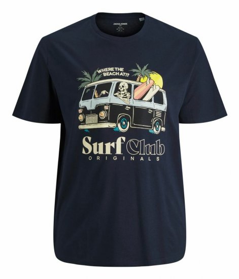 Jack & Jones Summerskull T-Shirt Navy Blazer - Marškinėliai - Marškinėliai - 2XL-14XL