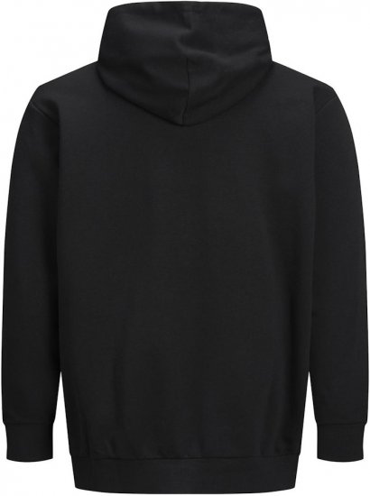 Jack & Jones CORP LOGO Large Print Hoodie Black - Megztiniai ir džemperiai - Megztiniai ir Džemperiai - 2XL-14XL