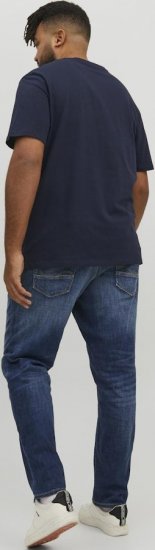 Jack & Jones CORP Logo T-Shirt Navy/PLAY 4 - Marškinėliai - Marškinėliai - 2XL-14XL