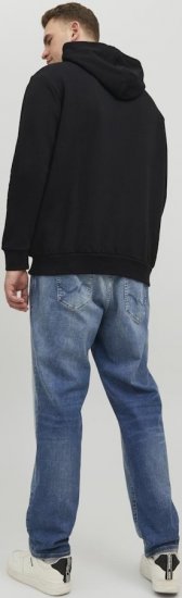 Jack & Jones CORP LOGO PLAY 4 Print Hoodie Black - Megztiniai ir džemperiai - Megztiniai ir Džemperiai - 2XL-14XL