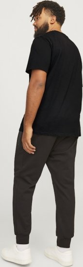 Jack & Jones CORP Logo T-Shirt Black - Marškinėliai - Marškinėliai - 2XL-14XL