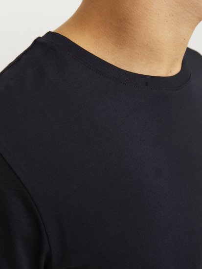 Jack & Jones CORP Logo T-Shirt Black w Small Black Print - Marškinėliai - Marškinėliai - 2XL-14XL