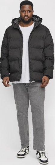 Jack & Jones CORP Logo T-Shirt White w Small Black Print - Marškinėliai - Marškinėliai - 2XL-14XL