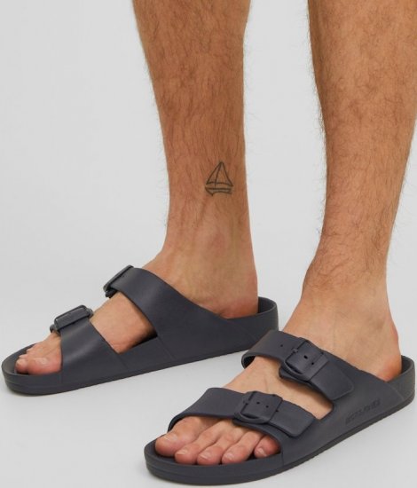 Jack & Jones Croxton Moulded Sandals Black - Vyriški batai 40-52 - 