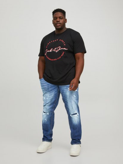 Jack & Jones JJIGLENN JJSEAL Blue Denim Jeans - Džinsai ir kelnės - Džinsai ir Kelnės - W40-W70