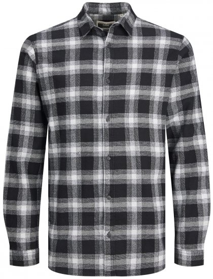  Jack & Jones JCOBERG SHIRT Grey - Marškiniai - Marškiniai - 2XL-8XL