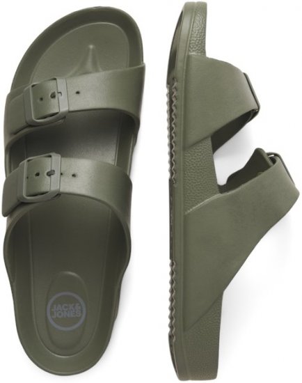 Jack & Jones Croxton Moulded Sandals Khaki - Vyriški Batai 40-52 - 