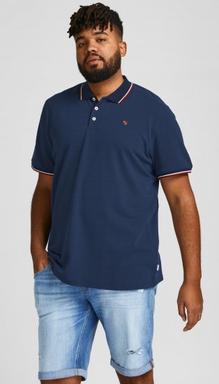 Jack & Jones JPRWINBLU Poloshirt Navy Blazer - Polo marškinėliai - Polo marškinėliai - 2XL-8XL