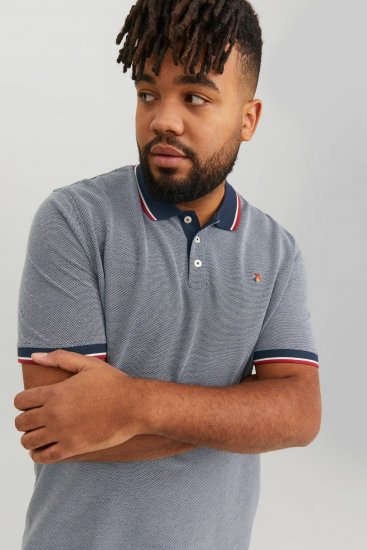 Jack & Jones JPRWINBLU Poloshirt Mood Indigo - Polo marškinėliai - Polo marškinėliai - 2XL-8XL