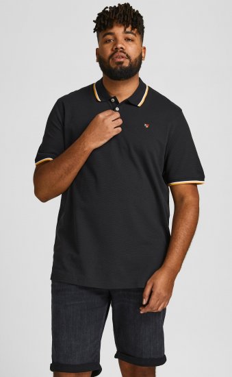 Jack & Jones JPRWINBLU Poloshirt Black - Polo marškinėliai - Polo marškinėliai - 2XL-8XL