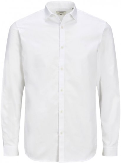 Jack & Jones CARDIFF Dress Shirt White - Marškiniai - Marškiniai - 2XL-8XL
