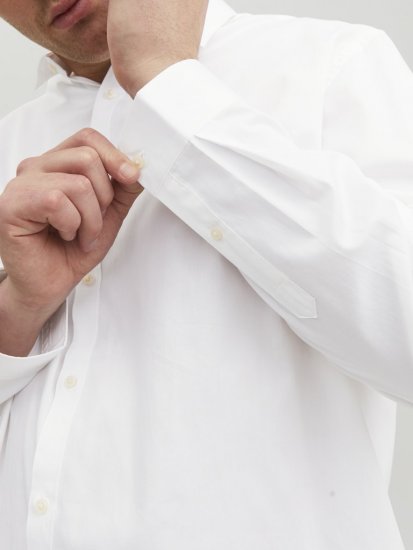 Jack & Jones CARDIFF Dress Shirt White - Marškiniai - Marškiniai - 2XL-8XL