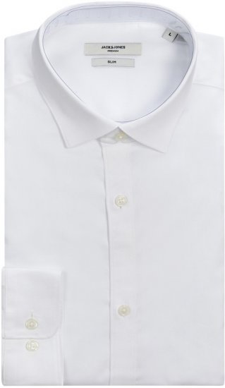 Jack & Jones CARDIFF Dress Shirt White - Marškiniai - Marškiniai - 2XL-8XL