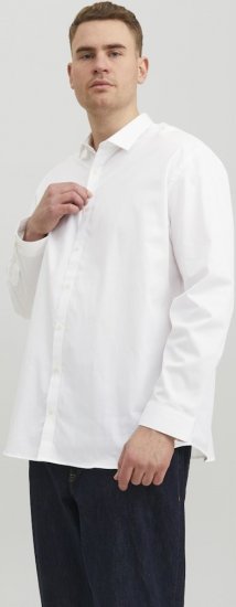 Jack & Jones CARDIFF Dress Shirt White - Marškiniai - Marškiniai - 2XL-8XL