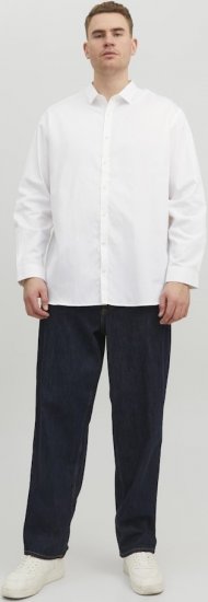 Jack & Jones CARDIFF Dress Shirt White - Marškiniai - Marškiniai - 2XL-8XL