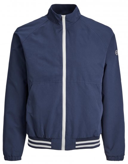 Jack & Jones JORLUKE Light Bomber Jacket Navy - Didelės vyriškos striukės - Didelės vyriškos striukės