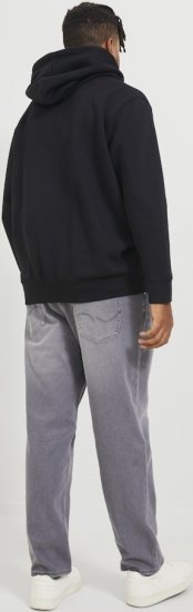 Jack & Jones ESTERBRO Zip Hoodie Black - Megztiniai ir džemperiai - Megztiniai ir Džemperiai - 2XL-14XL