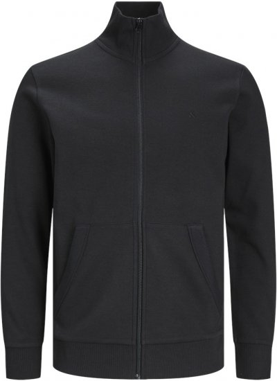 Jack & Jones PAULOS Turtleneck Zip Sweatshirt Black - Megztiniai ir džemperiai - Megztiniai ir Džemperiai - 2XL-14XL