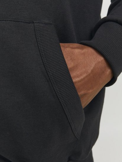 Jack & Jones PAULOS Turtleneck Zip Sweatshirt Black - Megztiniai ir džemperiai - Megztiniai ir Džemperiai - 2XL-14XL