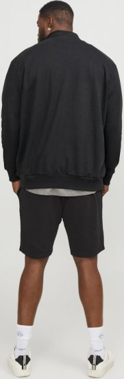 Jack & Jones PAULOS Turtleneck Zip Sweatshirt Black - Megztiniai ir džemperiai - Megztiniai ir Džemperiai - 2XL-14XL