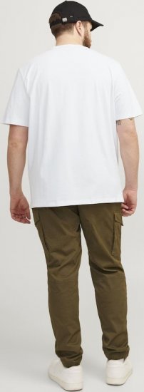 Jack & Jones PAULOS T-Shirt White - Marškinėliai - Marškinėliai - 2XL-14XL