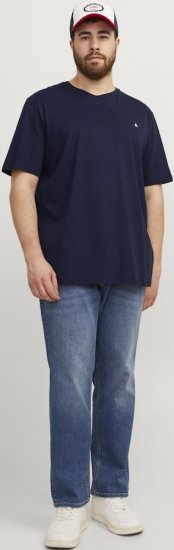 Jack & Jones PAULOS T-Shirt Navy Blazer - Marškinėliai - Marškinėliai - 2XL-14XL