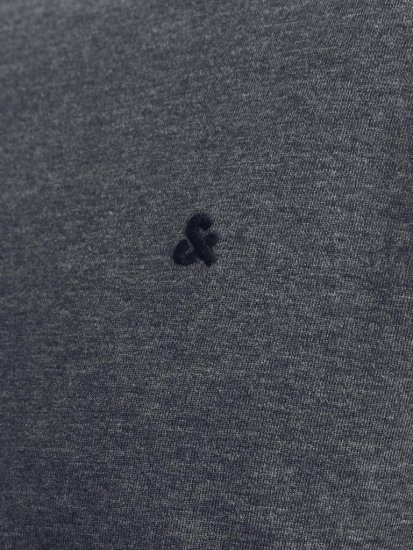 Jack & Jones PAULOS T-Shirt Dark Grey Melange - Marškinėliai - Marškinėliai - 2XL-14XL