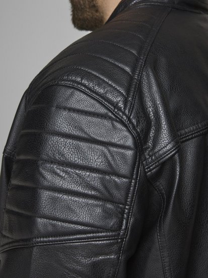 Jack & Jones ROCKY Jacket Black - Didelės vyriškos striukės - Didelės vyriškos striukės