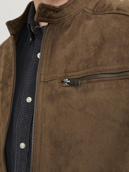 Jack & Jones ROCKY Jacket Brown - Didelės vyriškos striukės - Didelės vyriškos striukės