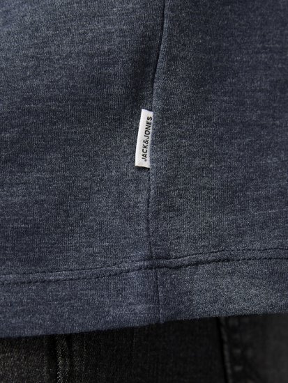 Jack & Jones ORGANIC T-Shirt Navy Blazer/Melange - Marškinėliai - Marškinėliai - 2XL-14XL