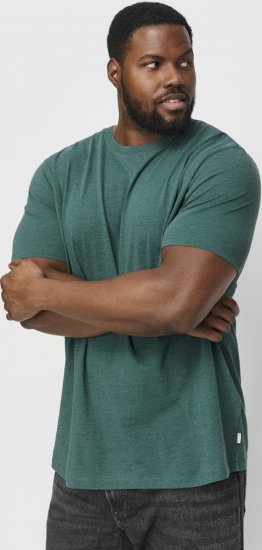 Jack & Jones ORGANIC T-Shirt Green/Melange - Marškinėliai - Marškinėliai - 2XL-14XL