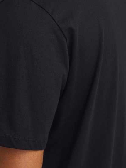 Jack & Jones LOGO O-Neck T-Shirt Black - Marškinėliai - Marškinėliai - 2XL-14XL