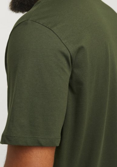 Jack & Jones JJELOGO O-Neck T-Shirt Kombu Green - Marškinėliai - Marškinėliai - 2XL-14XL
