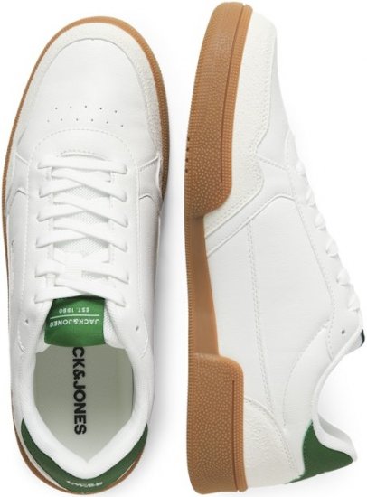 Jack & Jones Bounce Sneakers White/Verdant Green - Vyriški batai 40-52 - 