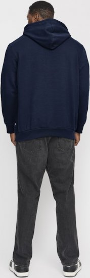 Jack & Jones CORP OLD LOGO REG FIT Hoodie Navy Blazer - Megztiniai ir džemperiai - Megztiniai ir Džemperiai - 2XL-14XL