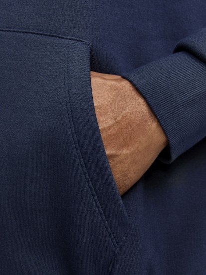 Jack & Jones CORP OLD LOGO REG FIT Hoodie Navy Blazer - Megztiniai ir džemperiai - Megztiniai ir Džemperiai - 2XL-14XL