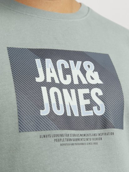 Jack & Jones HUDSON Sweatshirt Iceberg Green - Megztiniai ir džemperiai - Megztiniai ir Džemperiai - 2XL-14XL