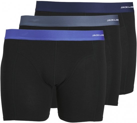 Jack & Jones Nick Bamboo Trunks 3-Pack Violet/Dazzling blue - Apatinis trikotažas ir plaukimo apranga - Apatinis trikotažas - 2XL-8XL