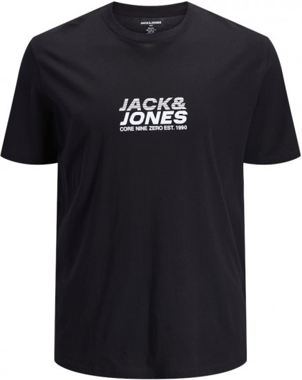 Jack & Jones Tarmac Branding Crew Neck T-Shirt Black - Marškinėliai - Marškinėliai - 2XL-14XL