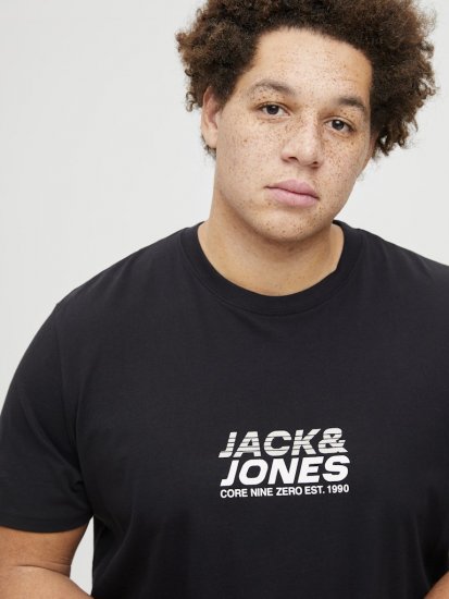 Jack & Jones Tarmac Branding Crew Neck T-Shirt Black - Marškinėliai - Marškinėliai - 2XL-14XL