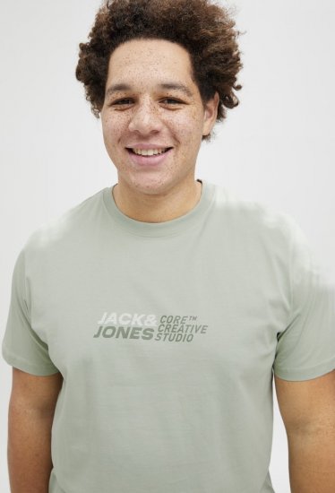 Jack & Jones Tarmac Branding Crew Neck T-Shirt Green - Marškinėliai - Marškinėliai - 2XL-14XL
