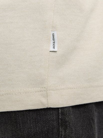 Jack & Jones ORGANIC T-Shirt Grey/Melange - Marškinėliai - Marškinėliai - 2XL-14XL