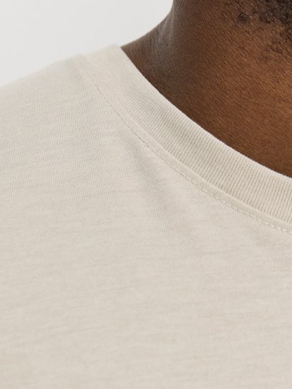 Jack & Jones ORGANIC T-Shirt Grey/Melange - Marškinėliai - Marškinėliai - 2XL-14XL