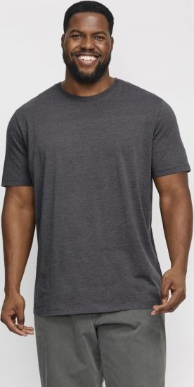 Jack & Jones ORGANIC T-Shirt Dark Grey Melange - Marškinėliai - Marškinėliai - 2XL-14XL