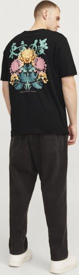 Jack & Jones Dreams Front & Back Print Crew Neck T-Shirt Black - Marškinėliai - Marškinėliai - 2XL-14XL