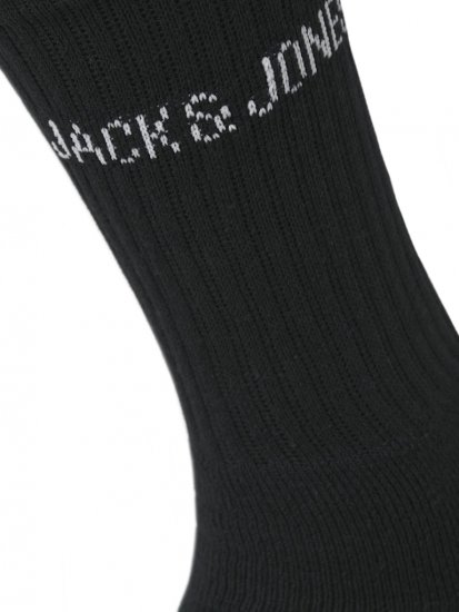 Jack & Jones REGEN Tennis Socks 9-Pack Black - Kojinės - Didelės vyriškos kojinės
