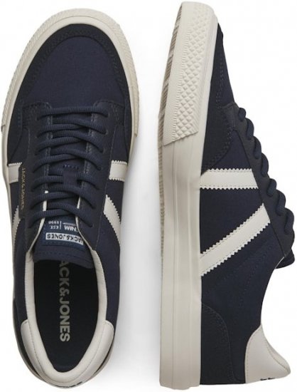 Jack & Jones Morden Canvas Special Sneakers Navy Blazer/MarshM - Vyriški batai 40-52 - 