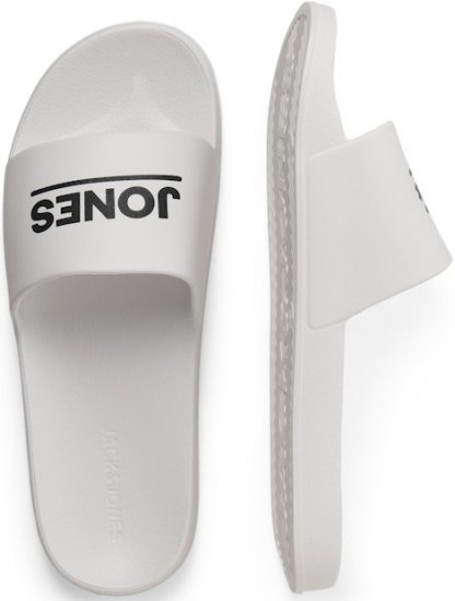 Jack & Jones Wollie Slippers White - Vyriški Batai 40-52 - 