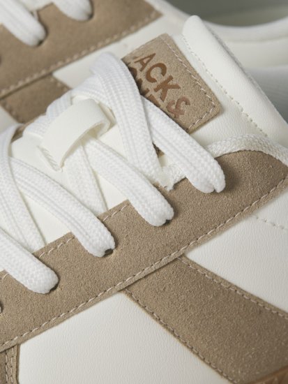 Jack & Jones Valencia Sneakers White/Travertine - Vyriški batai 40-52 - 